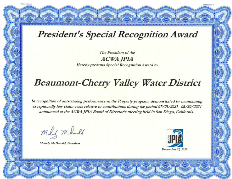 Property Program Award